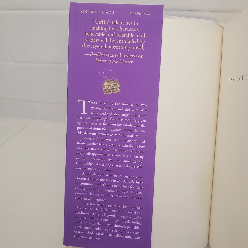 Heart of the Matter by Emily Giffin (2010, Hardcover) - Picture 7 of 11